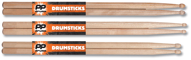 PP 5A Wood Tip Drumsticks