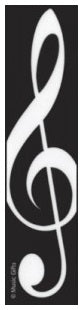 Treble Clef Bookmark