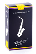 Vandoren Alto Sax Reeds 2 Traditional (10 BOX)