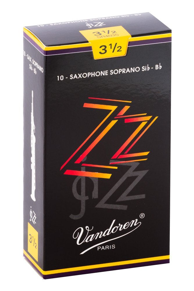 Vandoren Soprano Sax Reeds 3.5 Jazz (10 BOX)