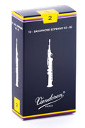 Vandoren Soprano Sax Reeds 2 Traditional (10 BOX)