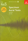 ABRSM Specimen Aural Tests - Grades 4-5 (2011+) Book/2 CDs